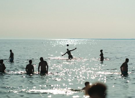 People of Unum festival 2025 dancing in the sea